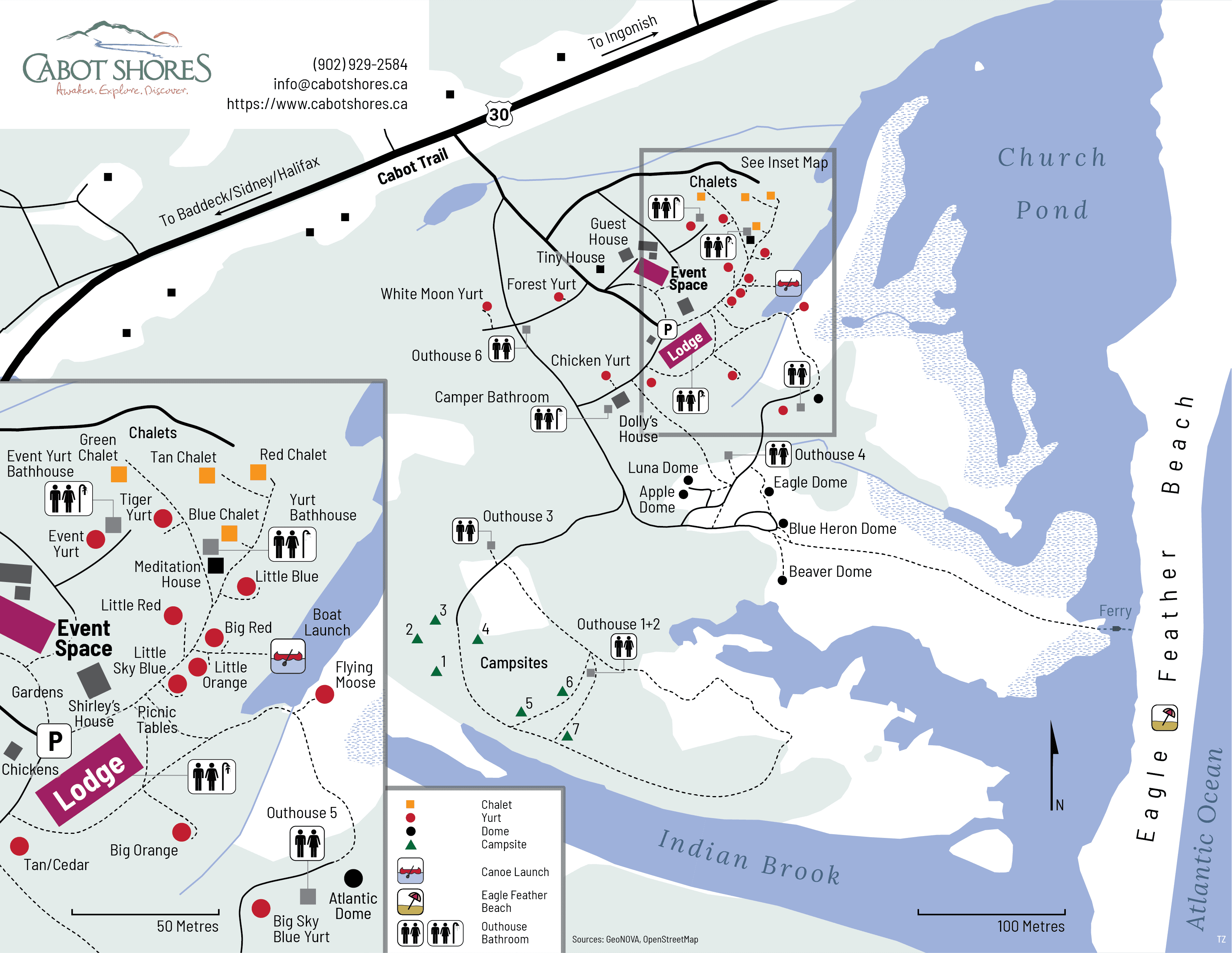 The Map of Cabot Shores